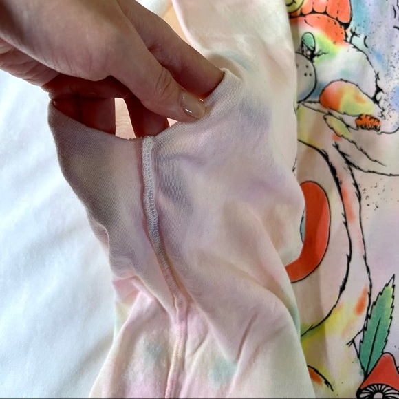 UNIF Don’t Care Bear muscle rank in pastel tie dye - Picture 6 of 9